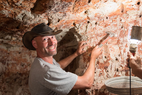 in der Mine