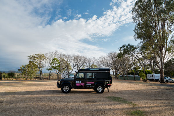 Gratis-Übernachtungsplatz in Gatton (Zwischenstopp auf dem Weg nach Lightning Ridge)