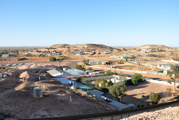 Coober Pedy vom Winch Lookout aus