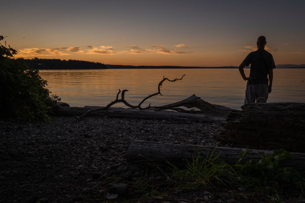 Chemainus - Cook Beach Park, Sunset