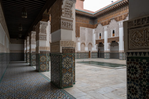 Medersa Ben Youssef / Koranschule - der Innenhof