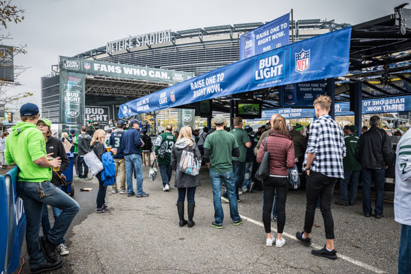 beim Metlife Stadium, New Jersey - Parkplatz-Party