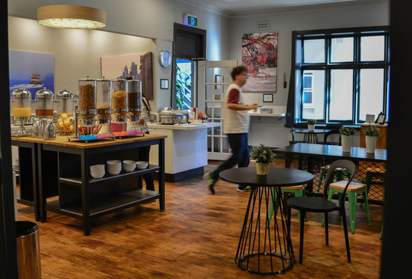 Glenferrie Lodge, Frühstück