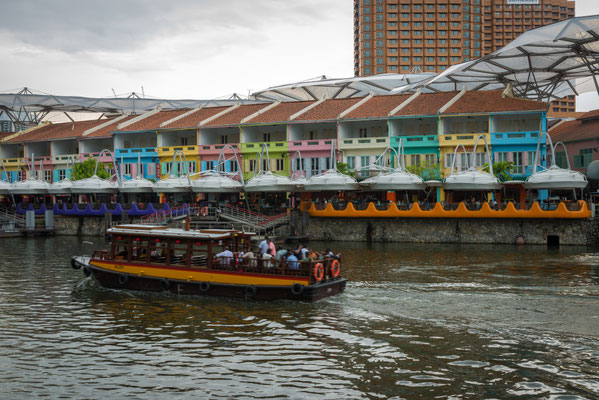 Aussicht auf Clarke Quay