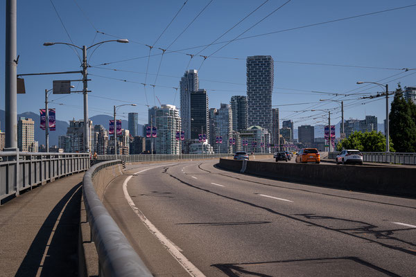 Granville Bridge - Sicht Richtung Downtown