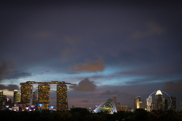 Marina Barrage - Aussicht zur City