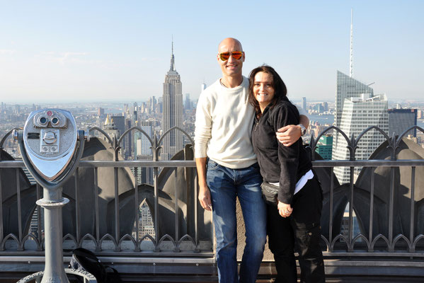 Auf dem Rockefeller Center - Top of the Rocks