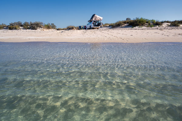 Winderabandi Point, Ningaloo Coast - Camping direkt am Strand