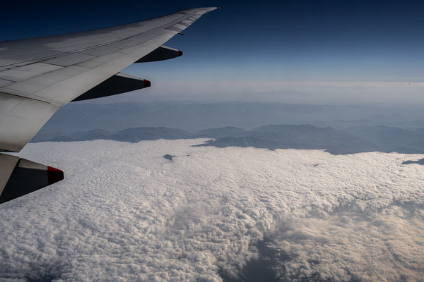 Flug Zürich-Singapur - Elburs-Gebirge im Iran