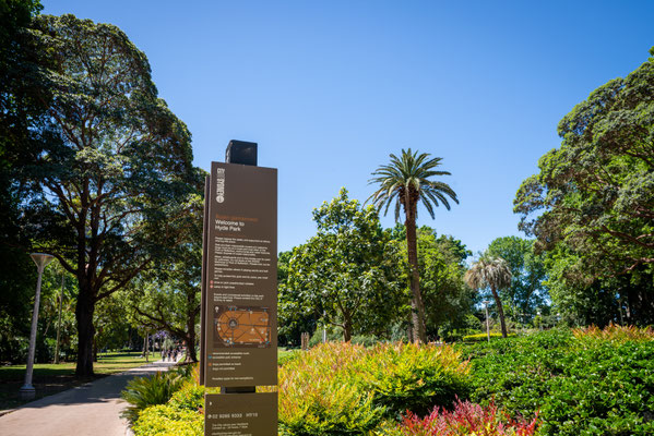 Hyde Park - mitten in Sydney