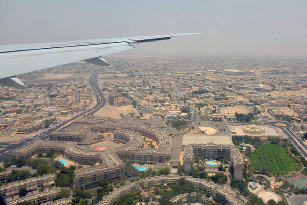 Landeanflug Dubai