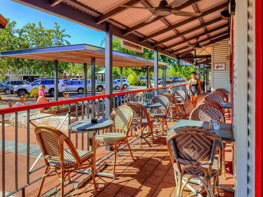 Broome - Dragonfly Cafe, wie immer...