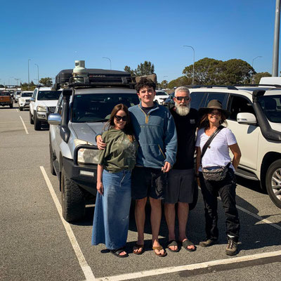 Flughafen Perth - Abschied von 'Moris'