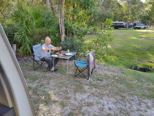 Big 4 Breeze Holiday Park - es gibt wieder mal Spaghetti...
