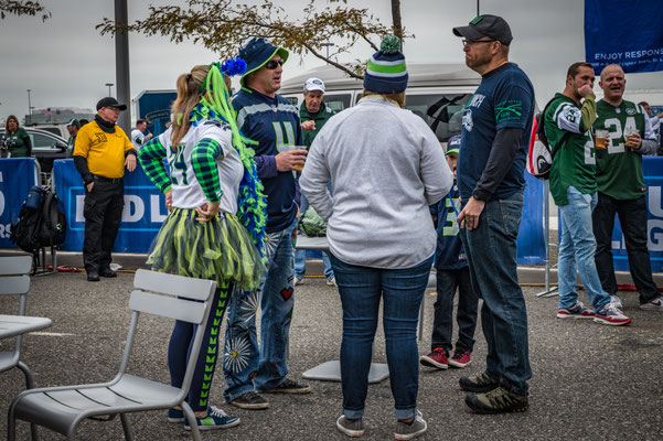 beim Metlife Stadium, New Jersey - Parkplatz-Party