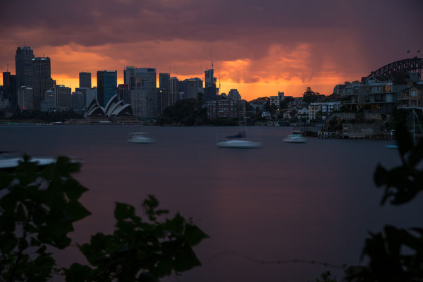 Cremorne Point, Sydney - Thunderstorm Sydney Opera