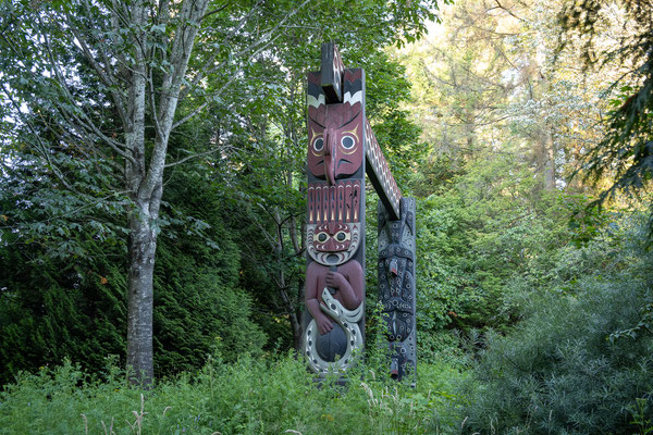 Hallalujah Point, Sanley Park - Totempfahle