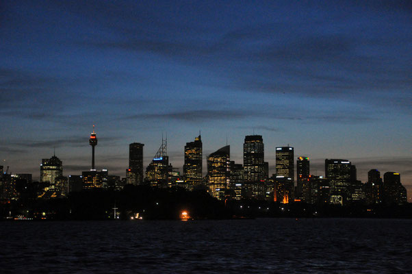 Rückfahrt mit der Fähre von Manly nach Circular Quay