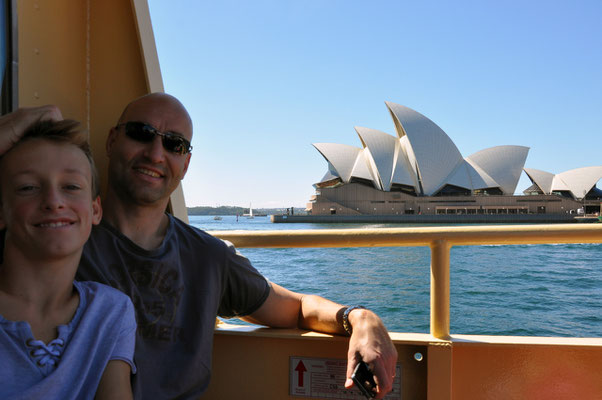 Auf der Fähre Richtung Darling Harbour