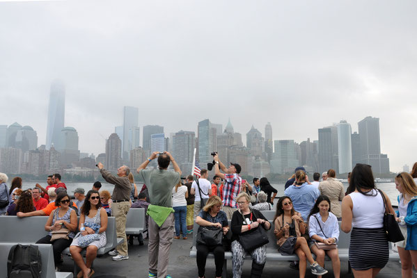 Auf der Fähre nach Liberty Island