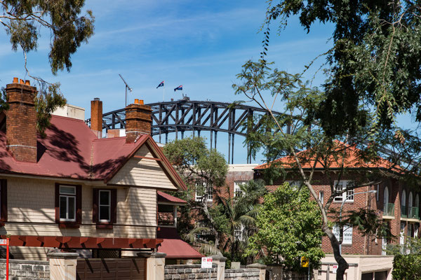 Blick von der Strasse bei der Glenferrie Lodge