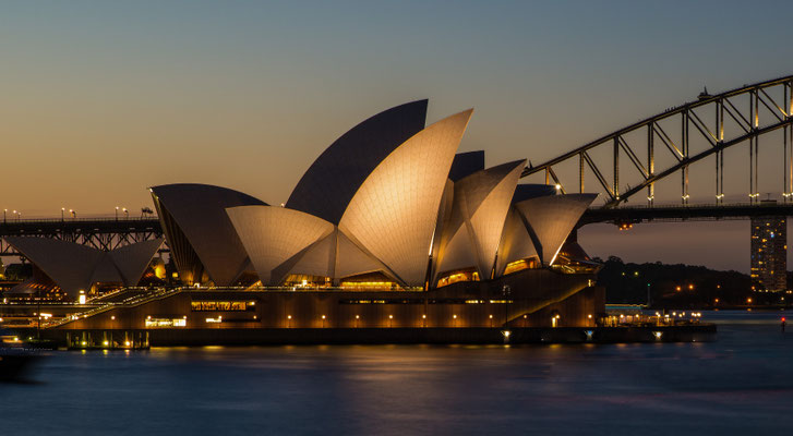 Sunset Mrs Macquaries Chair, Sydney