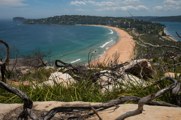 Beim Barrenjoey Liththouse - Aussicht auf Palm Beach