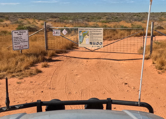 Nyinggulu Coastal Reserve Track - hier ist für uns Schluss!