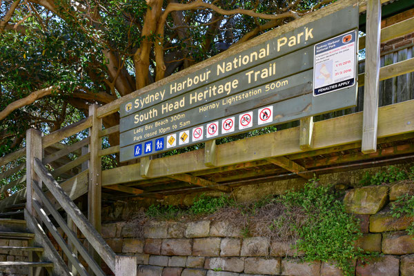 vom Camp Cove Beach in den Sydney Harbour NP, South Head