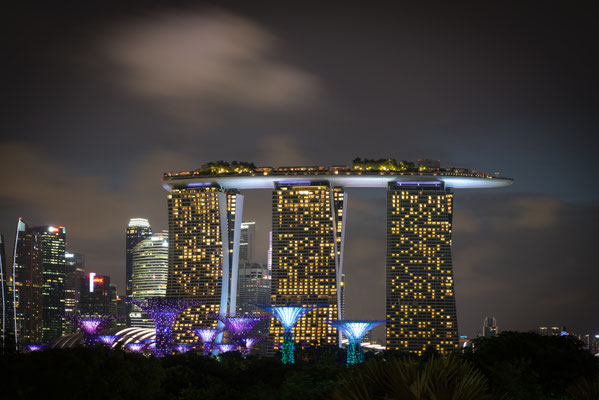 Marina Barrage - Aussicht zur City