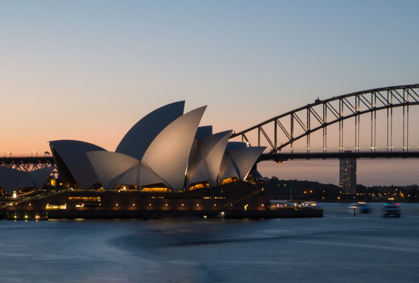 Sunset Mrs Macquaries Chair, Sydney