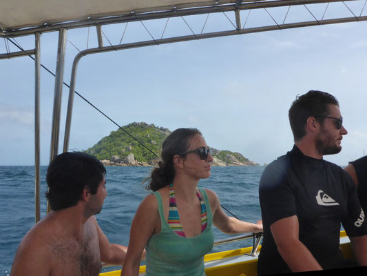 Auf dem Schiff - mit 8 anderen Tour-Teilnehmern
