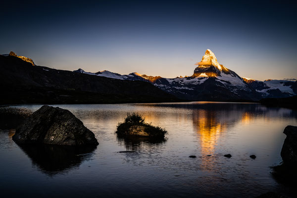 Sunrise beim Stellisee - Matterhorn