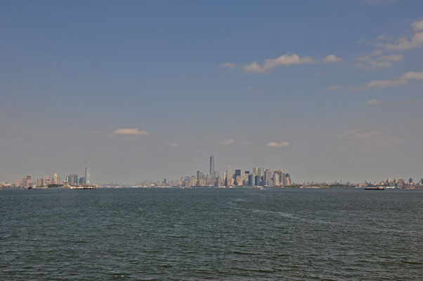 Skyline von der Staten Island Ferry aus