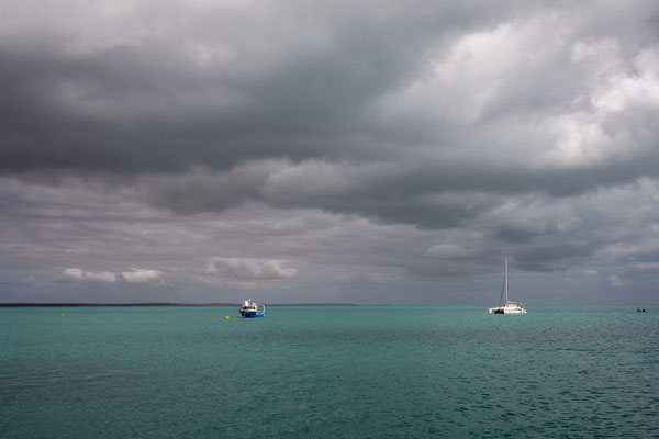 Monkey Mia, Shark Bay - Monkey Mia Dolphin Resort - ein Unwetter?