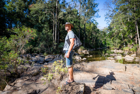 Eungella NPational Park - Fluss direkt beim Campground