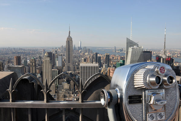 Auf dem Rockefeller Center - Top of the Rocks