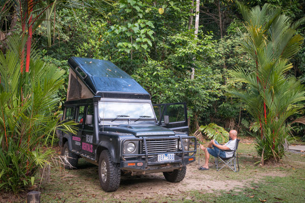 Lync Haven Rainforest Retreat, Daintree National Park - unsere Campingparzelle