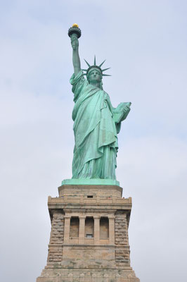 Auf Liberty Island: Die Freiheitsstatue