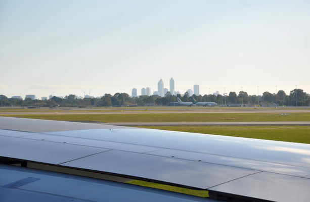 Perth Airport - Good-bye beautiful Perth!