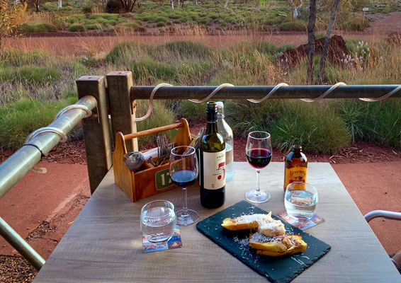 Karijini Eco Retreat, Karijini Nationalpark - Nachtessen im Outback-Restaurant