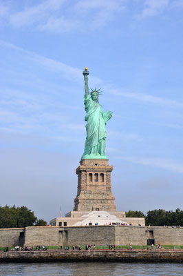 Von der Fähre aus: Lady Liberty
