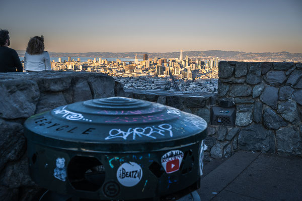 Twin Peaks - Aussicht auf San Francisco
