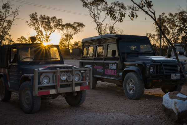 Grawin - Club in the Scrub - unser Range Rover
