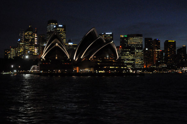 Rückfahrt mit der Fähre von Manly nach Circular Quay