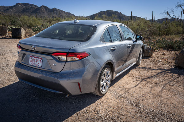 Parking beim Gates Pass Scenic Lookout