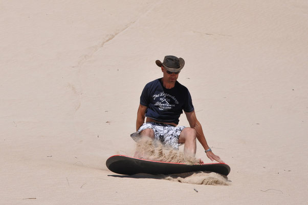 Kangaroo Island - Little Sahara - Sandboarding