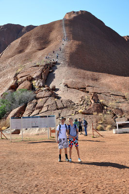 Start des 'Uluru Base Walk', 10 km