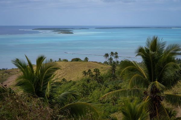 Aitutaki - Maunga Pau - Aussicht über die Lagune