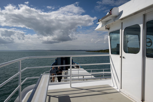 River Heads, Hervey Bay - die Überfahrt nach Fraser Island
